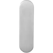GPF bouwbeslag GPF Gatdeel kortschild afgerond 169x46x8,5mm zonder krukgat PC72