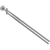 Plieger Murcia handdoekhouder 2 arms inox 4784134