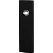 GPF bouwbeslag GPF Kortschild rechth enkelv 169x46x8,5mm PC55 zwart