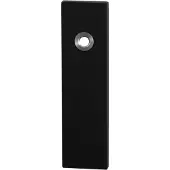 GPF bouwbeslag GPF Gatd rechts kortschild rechth 169x46x8,5mm PC55 zwart
