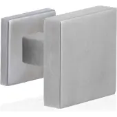 GPF bouwbeslag GPF Vierkante voordeurknop 70x70mm op rozet 53x53x8mm