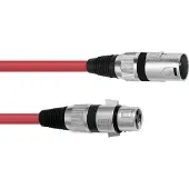 Omnitronic XLR Kabel 3pol 3m rt