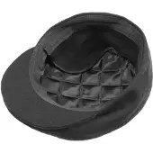 Lierys Teflon Flat Cap Met Earflaps By Lierys zwart | Maat: 55 cm