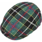Lierys Harris Tweed Flat Cap By Lierys groen | Maat: 59 cm
