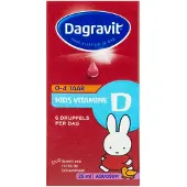 Dagravit 2x Vitamine D Aquosum Druppels Kids 25 ml