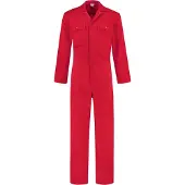 Coppens Overall volwassenen rood - Polyester - Carnavalskleding heren | Maat 50 |