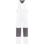 Bestex Bodybroek katoen-polyester wit 58 / Wit-Grijs