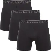 Bamboo Basics Boxershort Men Rico Black (3-Delig)-XL