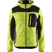 Blakläder Gebreid vest met softshell 49302117 | High-Vis Geel/Zwart | Maat XXL - 7330509472170