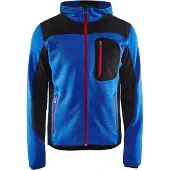 Blakläder Gebreid vest met softshell 49302117 | Korenblauw/Zwart | Maat L - 7330509446355
