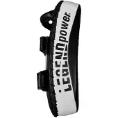 Legend Sports Thai Pad Pro Line Zwart Leer - Gemaakt van hoogste kwaliteit premium runderleder - Licht gebogen model
