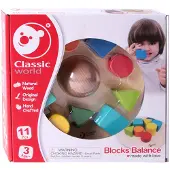 Classic World Een balanceerspeeltje, blokken en een Classic World-standaard