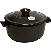 Emile Henry Braadpan voor rundvlees, Ø 20 cm, 2,5 liter. Model: Fusain EH 4525. Artikelnummer: 793289317945250