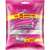 Wilkinson Sword Extra 2 Beauty - 15 stuks - Wegwerpscheermesjes