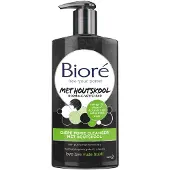 Bioré 4x Houtskool Diepe porie cleanser 200 ml