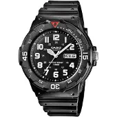 Casio MRW 200H 1BVEF Heren horloge zwart - 44.6 m