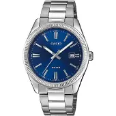 Casio Analoog horloge 'MTP-1302PD-2AVEF' blauw / zilver