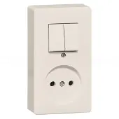 Honeywell Peha Peha Schakelaar Combinatie Stekkerdoos 1995 Zonder Massa - 00274521