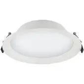 Ledvance DL ALU DN 200, 25W, 3000K, IP44, Wit, 1 lamp, 3000K, 2250 lm, IP44, Wit