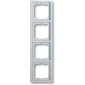 Busch-Jaeger 2CKA001754A4309 Frame Frame 4-voudig Future lineair Aluminium, Witaluminium (RAL 9006) 1 stuk(s)