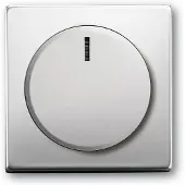 Busch-Jaeger BJ roestvrijstalen dimmer - 6540-866-102 - Afdekplaat: roestvrij staal
