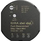 Gira 542200, eNet, draadloze bedieningsunit, DALI, 1-kanaals, mini-uitvoering