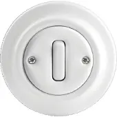 Busch-Jaeger 2CKA001012A2160 Wiptoets IP20 Wit