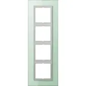 JUNG Montageframe 4f tra mt LS / LS PLUS glas LSP984GLAS