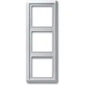 Busch-Jaeger 2CKA001730A0280 Frame Frame 3-voudig Allweather 44 (IP44) Aluminium, Witaluminium (RAL 9006) 1 stuk(s)