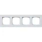 Gira 0214295: Afdekraam, 4-voudig, plat