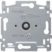Niko timer voor basiselement, met, aluminium, uitvoering mechanisch, basiselement