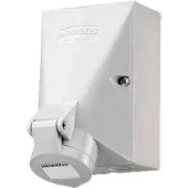 MENNEKES MEN 585ZA CEE wandcontactdoos 16A 3p. 12h 50V f.terminals