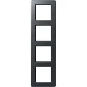 JUNG Montageframe 4f anth mt A / A FLOW Kst AF584BFANM