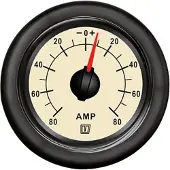 VETUS Ammeter 50a 12-24v Zilver 52 mm