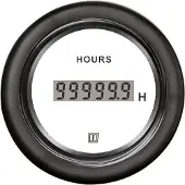 VETUS Hour Counter 12-24v Zwart 52 mm