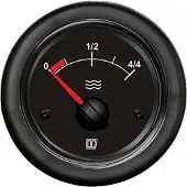 VETUS Water Level Indicator 12-24v Zwart 52 mm
