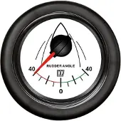 VETUS Rudder Angle Indicator 12-24v Zilver 52 mm