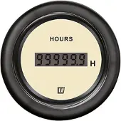 VETUS Hour Counter 12-24v Zilver 52 mm