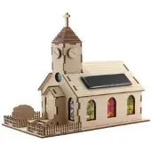 Solexpert Bouwpakket - Kerk met zonnepaneel
