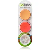 Human Gear GoTubb 3-Pack Medium Opbergdoosjes Clear/Red/Orange