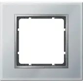 Hager BER B7 frame 10116414, enkel, aluminium, voor glas