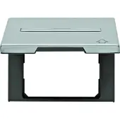 Hager Berker aluminium tussenring met scharnierend deksel - 11547103