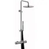 Plieger Roma opbouw regendouche 25cm geborsteld chroom