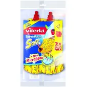 Vileda 12x Supermocio Soft Navulling 2 Stuks