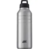 Esbit Majoris Waterfles - 1 Liter - Zilver - RVS Drinkfles - Lusdop