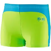 Beco zwemboxer jongens polyamide/elastaan groen/turquoise