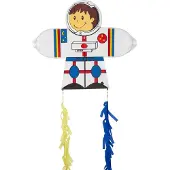 Invento vlieger Skymate Astronaut 71 x 64 cm polyester wit/blauw