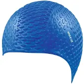 Beco badmuts bubbeltjes siliconen unisex blauw one size