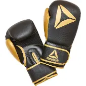 Reebok bokshandschoenen zwart/goud (10oz)