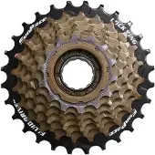 Sunrace 7-speed freewheel 14-28-zink || Maat: 14-28